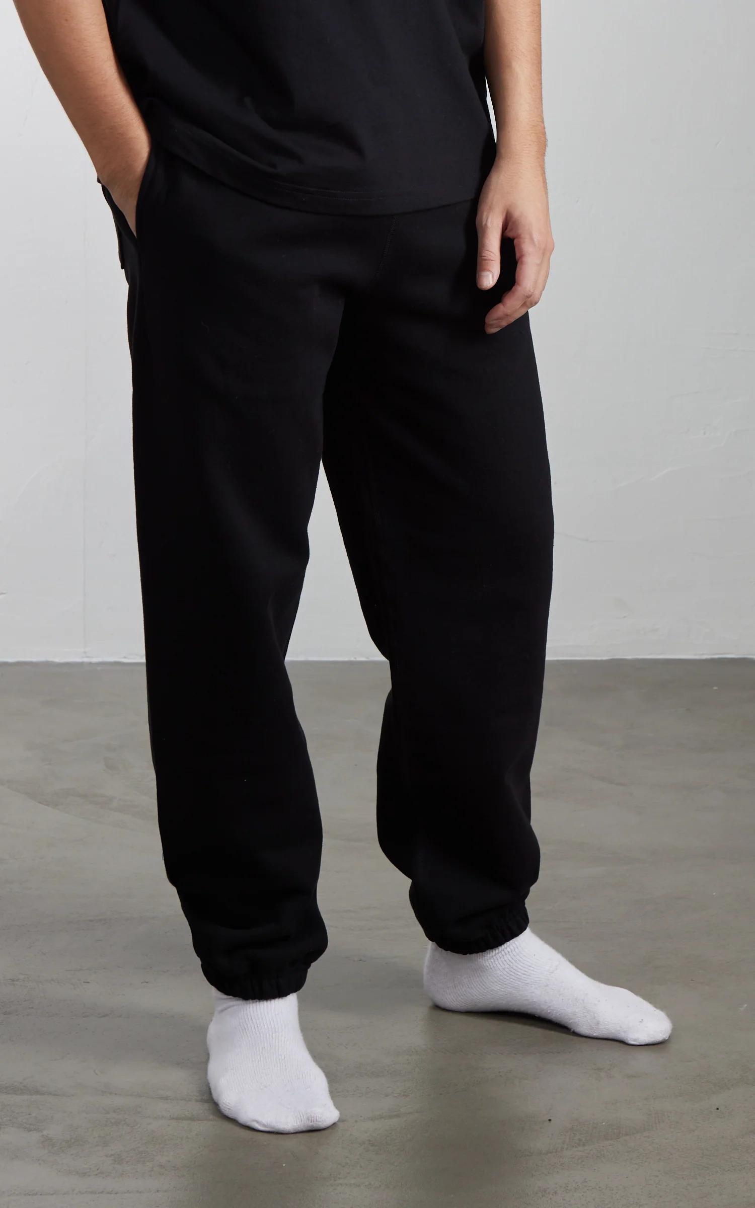 House Of Blanks Heavyweight Sweatpant Black - Image 4