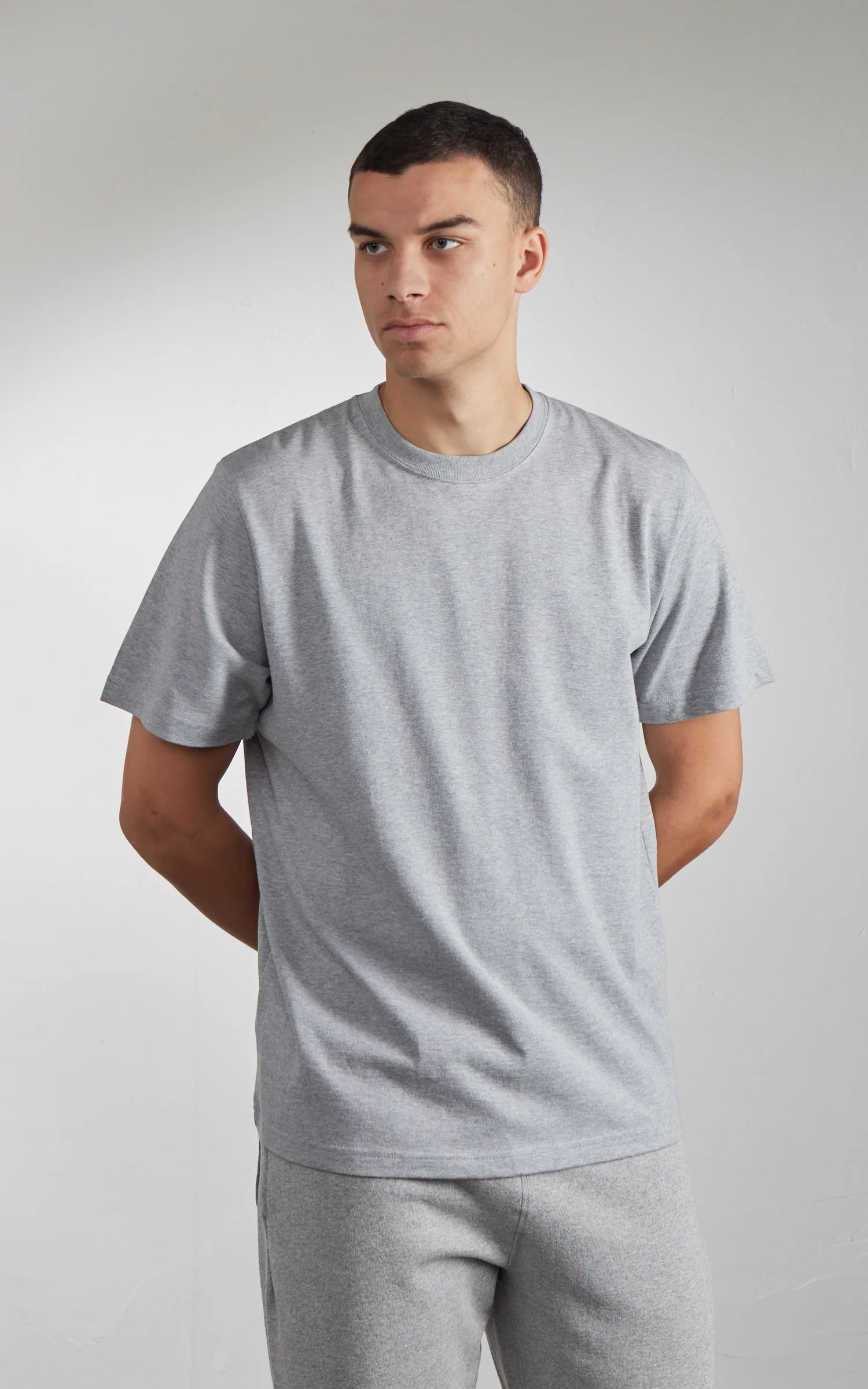 House Of Blanks Heavyweight T-Shirt 2-Pack Heather Grey - Image 3