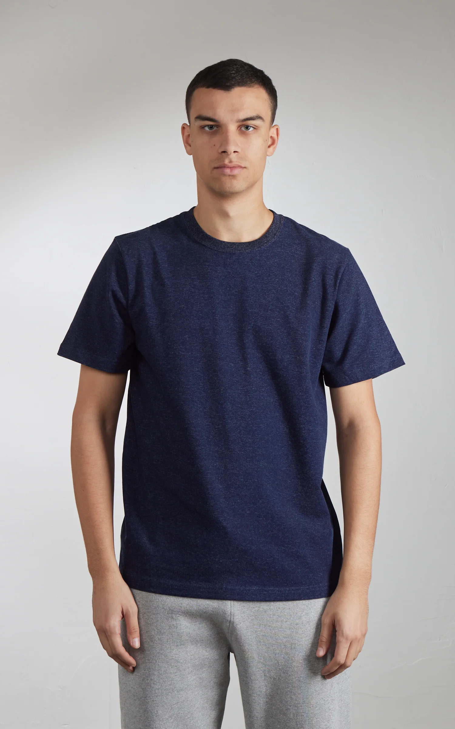 House Of Blanks Heavyweight T-Shirt Washed Indigo - Image 2