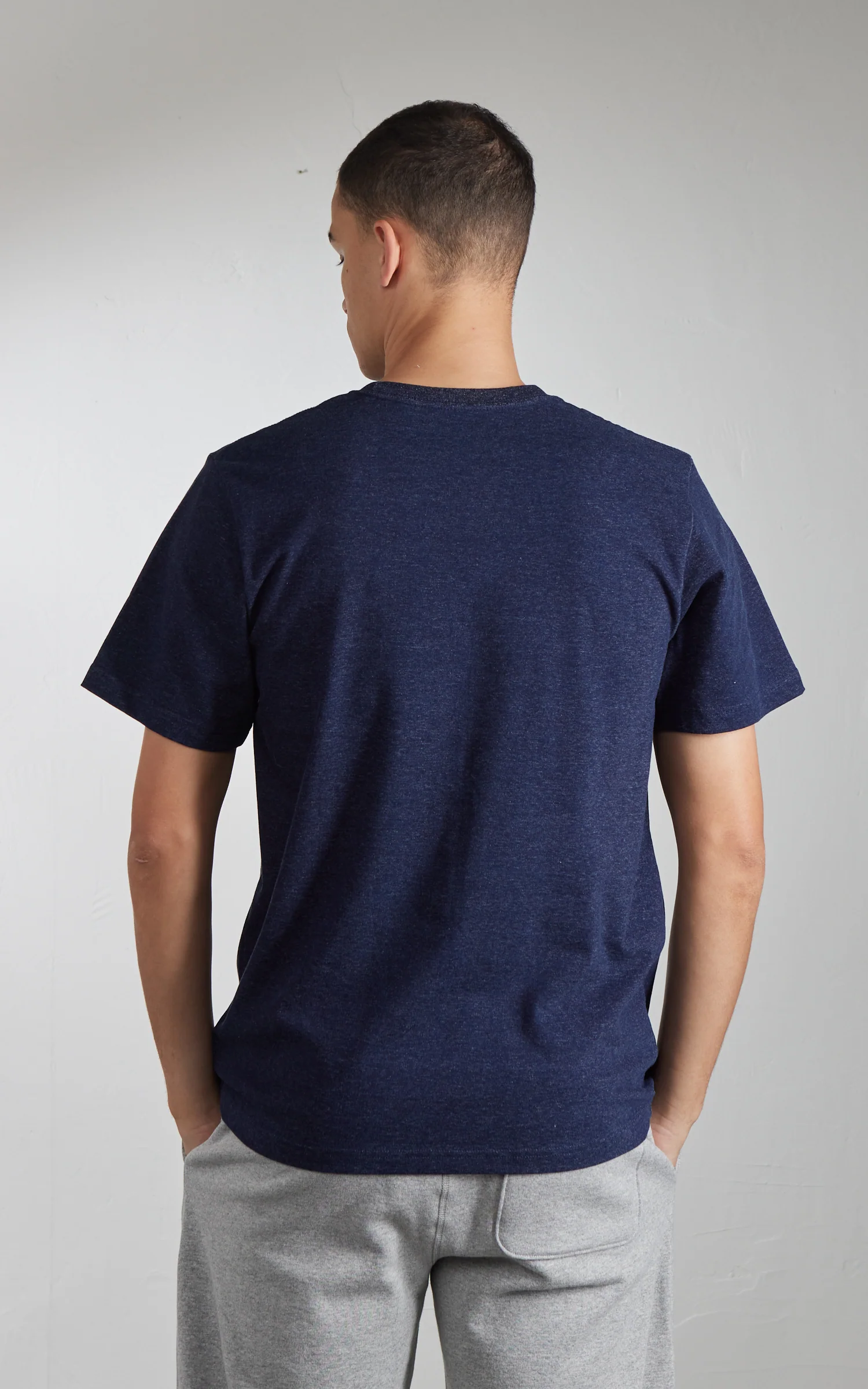 House Of Blanks Heavyweight T-Shirt Washed Indigo - Image 6
