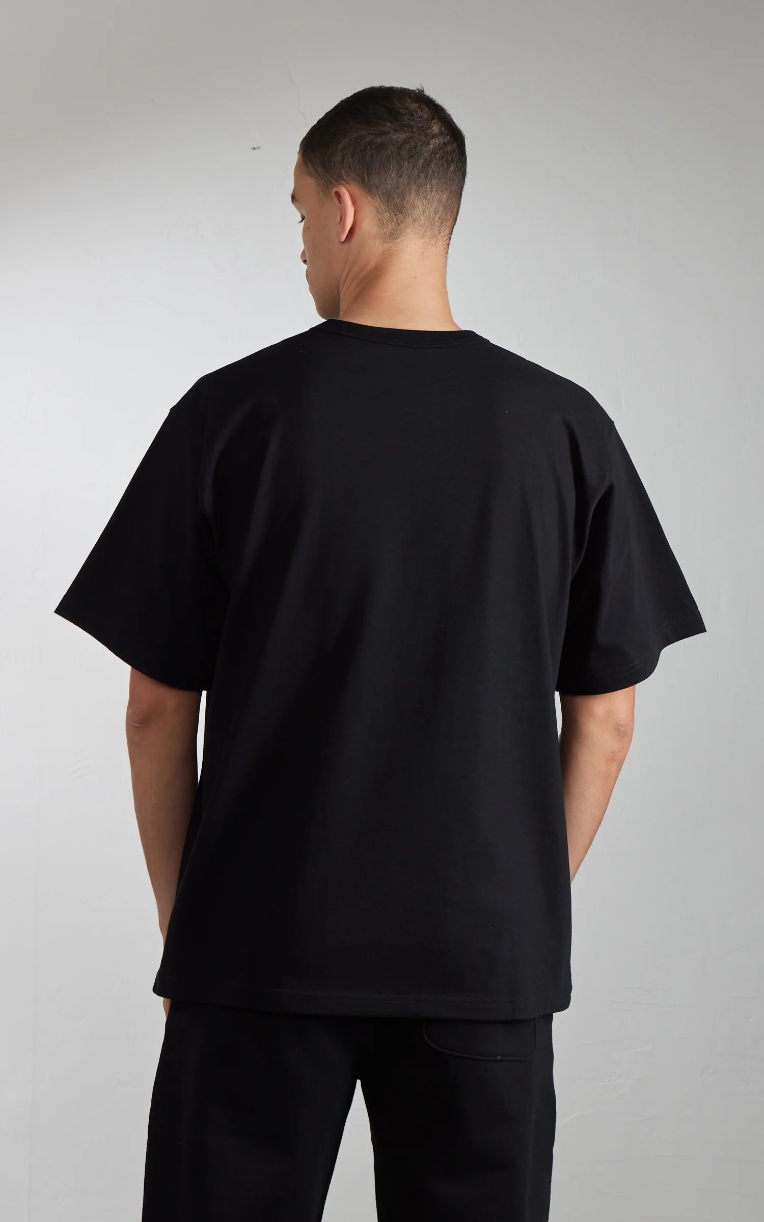 House Of Blanks Midweight T-Shirt Black - Image 6