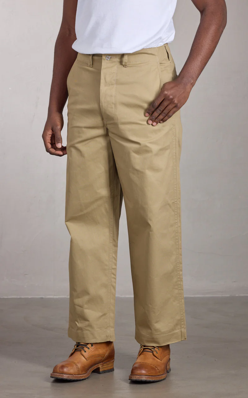 Houston 40s Army Chino Pants Khaki - Image 2