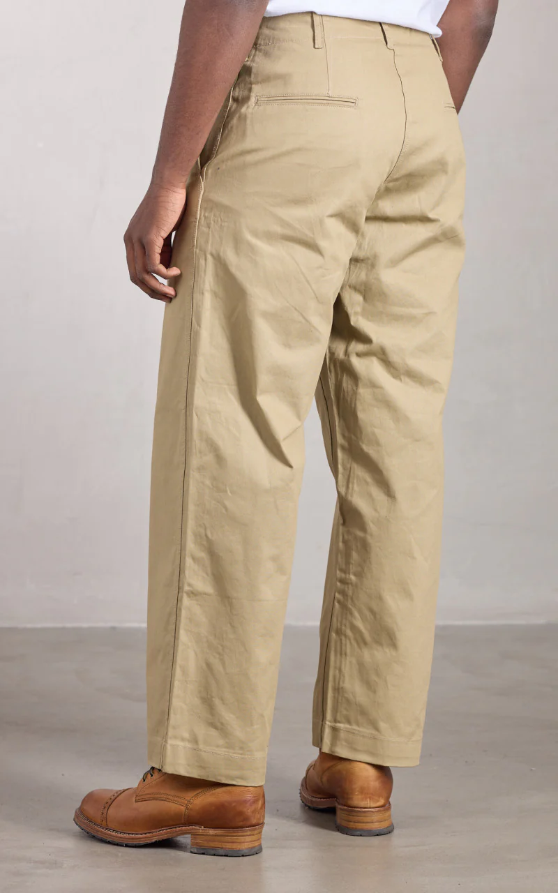 Houston 40s Army Chino Pants Khaki - Image 3