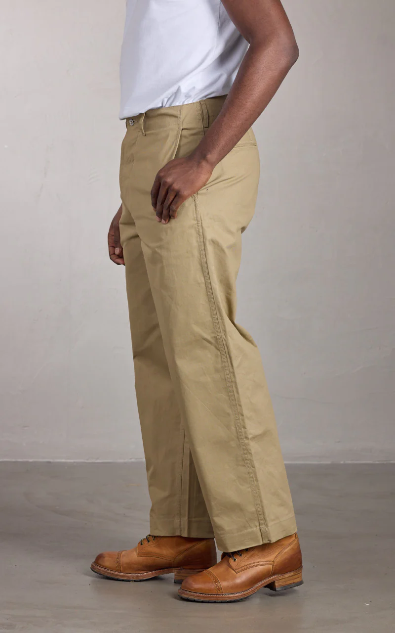 Houston 40s Army Chino Pants Khaki - Image 4