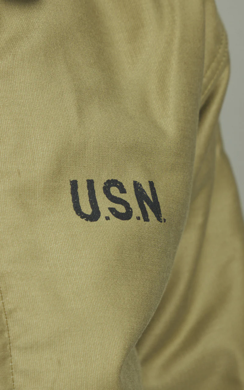 Houston 5N-1 Deck Jacket Heavy Pique Tan - Image 7