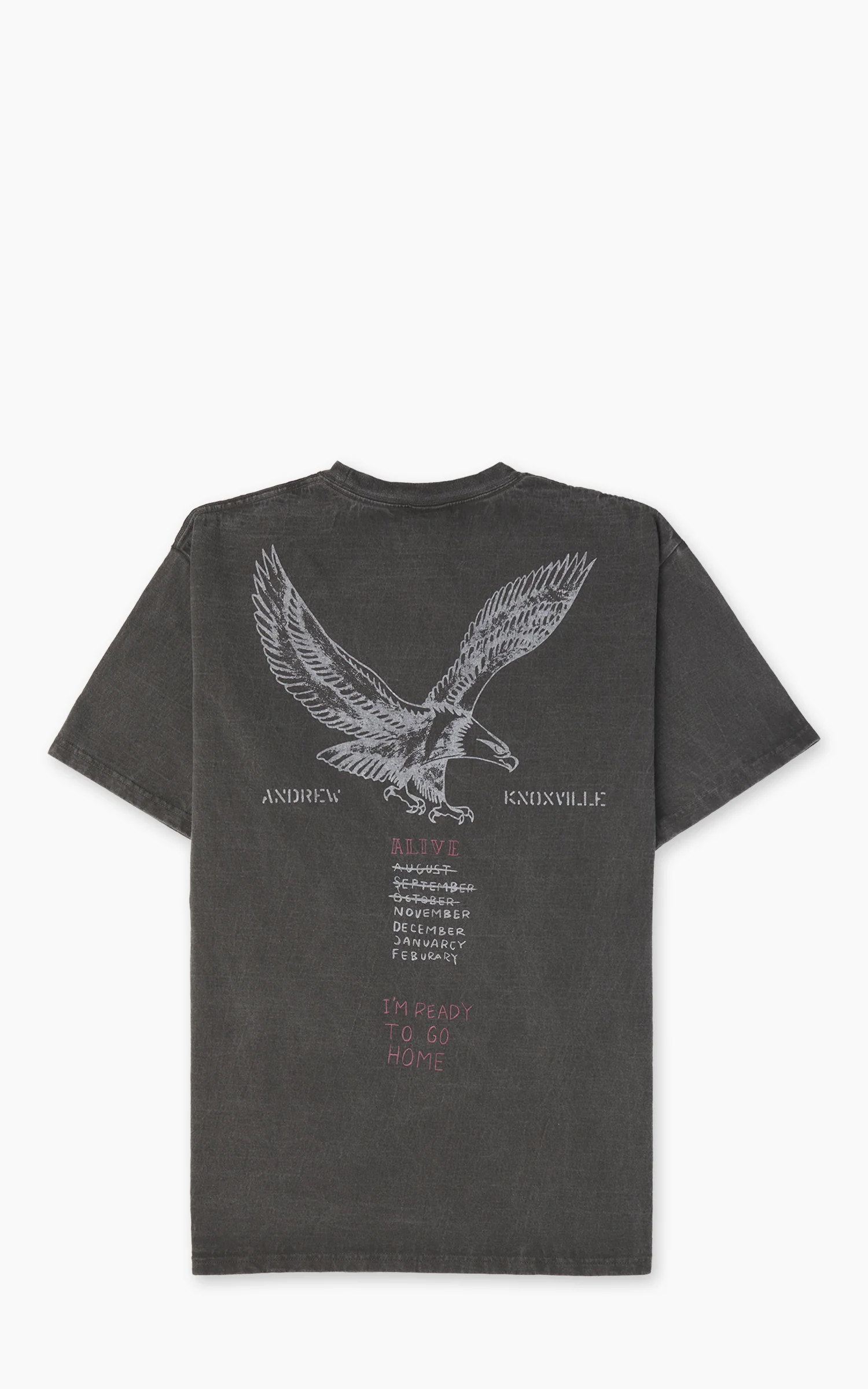 Houston (Army) Pigment Print T-Shirt Black - Image 3