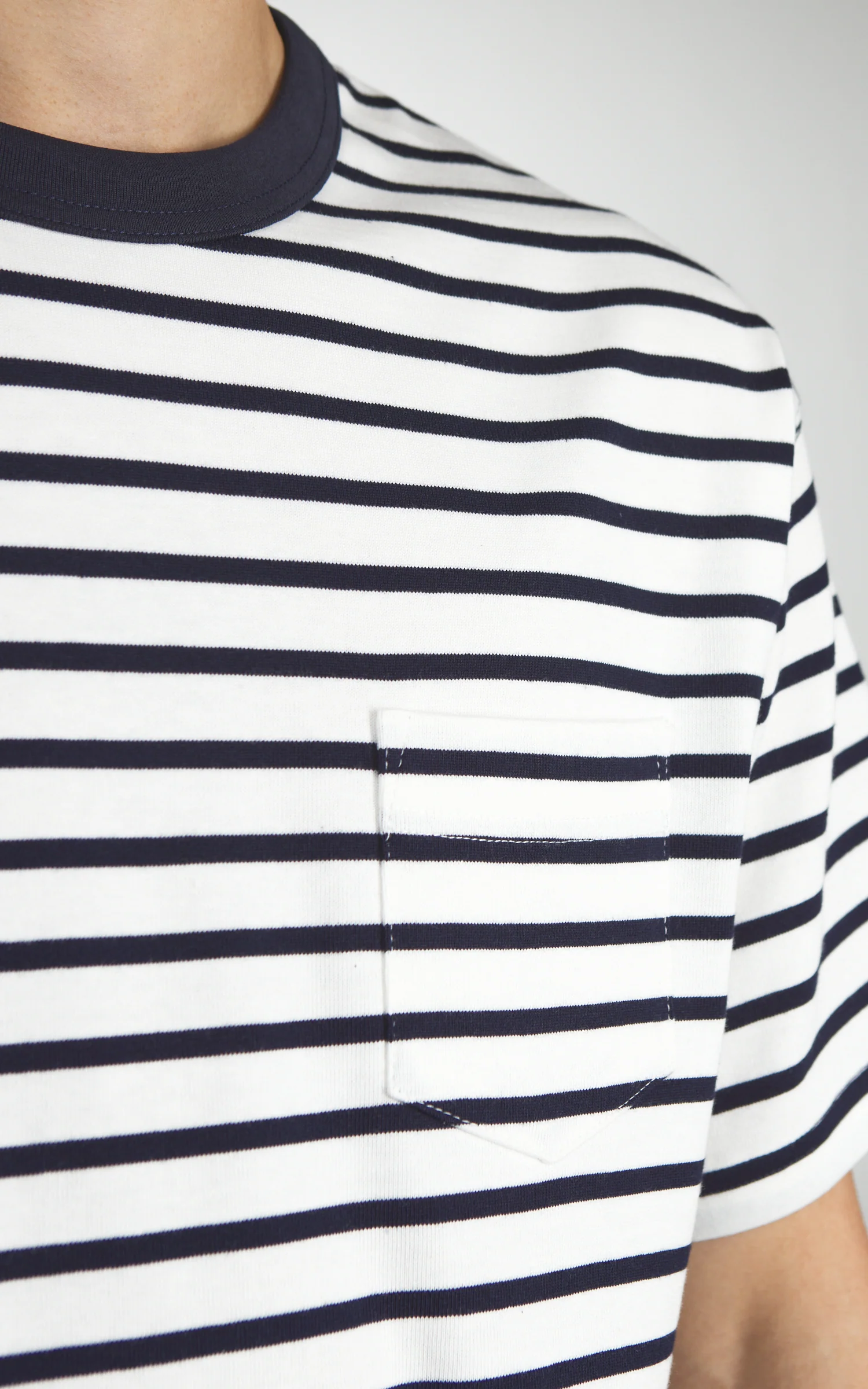 Houston Border S/S T-Shirt Navy - Image 4