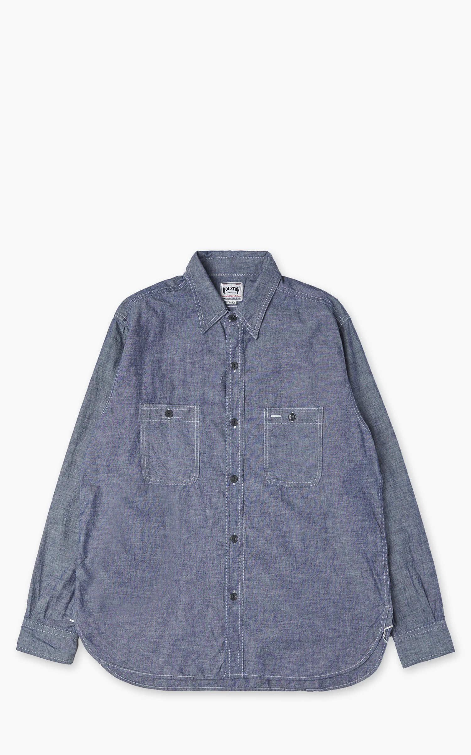 Houston Chambray Shirt Selvedge One Wash Indigo