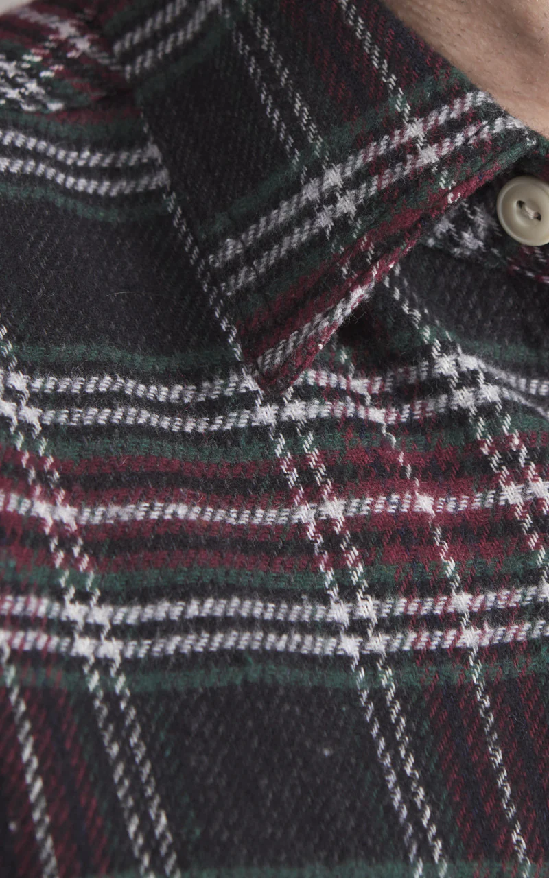 Check Flannel Shirt Green - Image 6