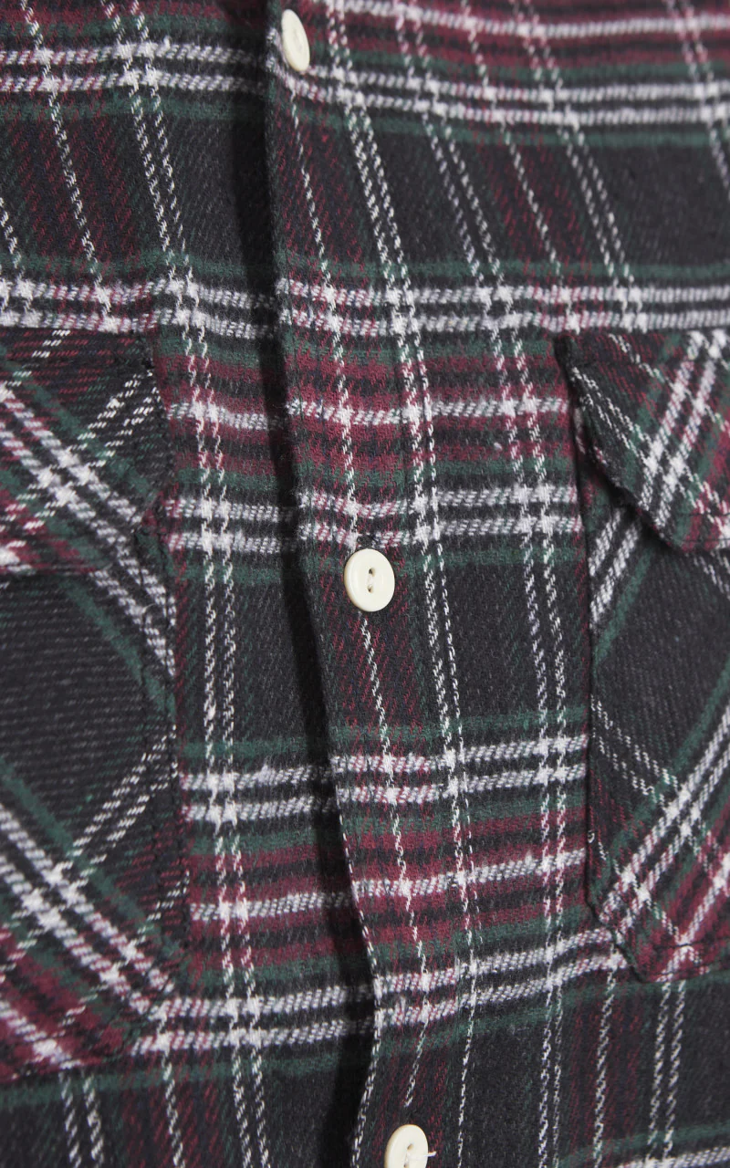 Check Flannel Shirt Green - Image 8