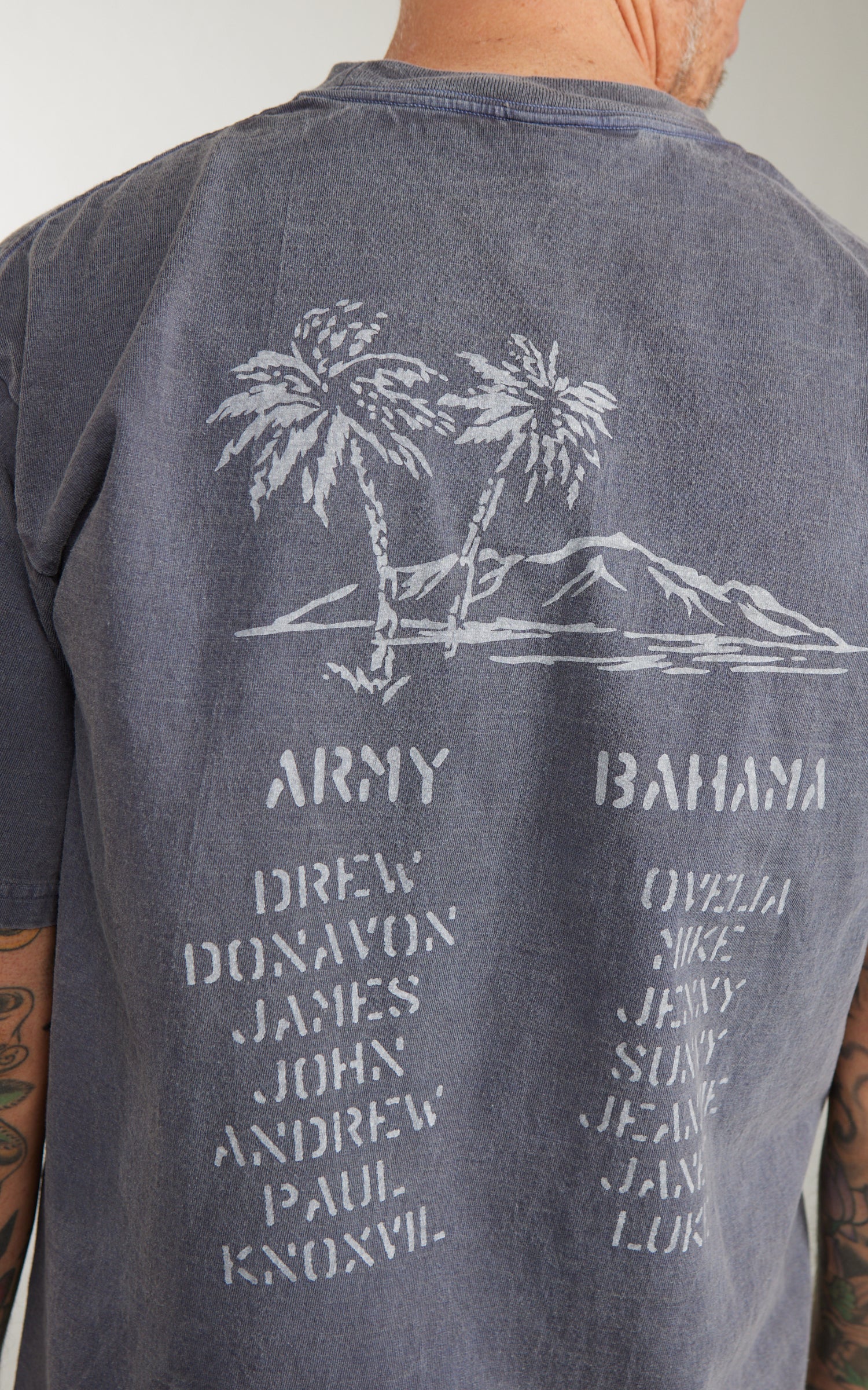 Houston (Coast Guard) Pigment Print T-Shirt Navy - Image 5