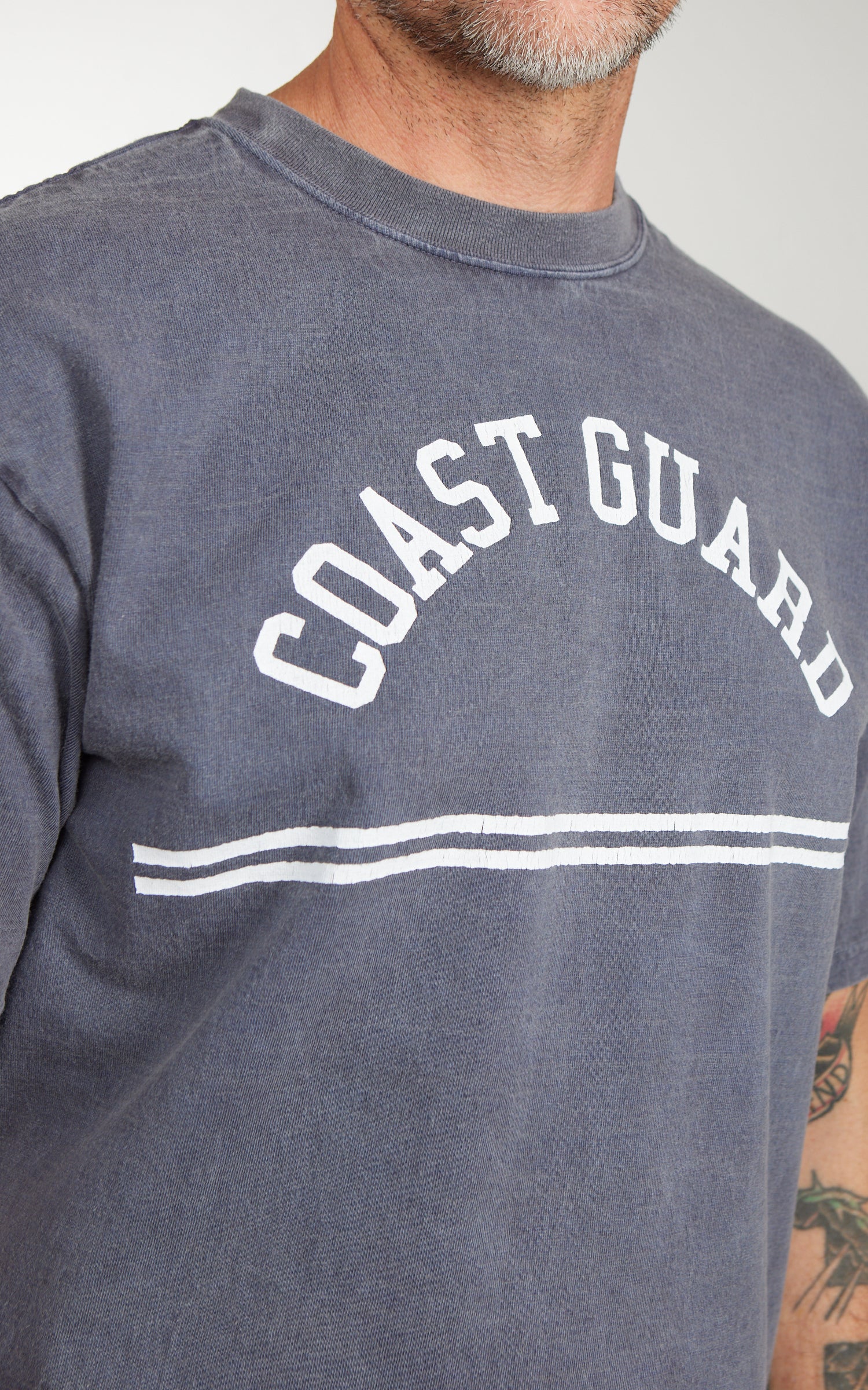 Houston (Coast Guard) Pigment Print T-Shirt Navy - Image 6