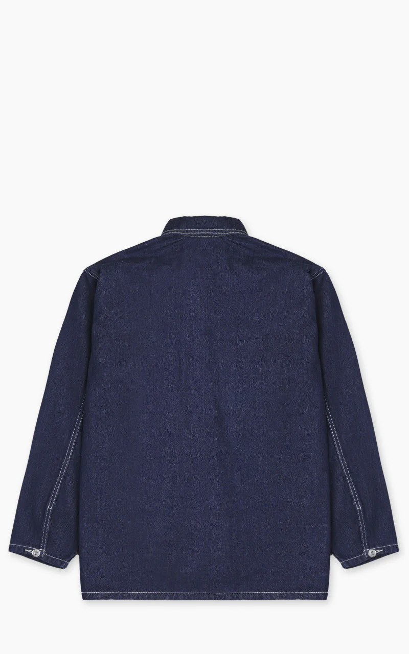 Cone Denim Army Pullover Shirt Indigo One Wash - Image 5