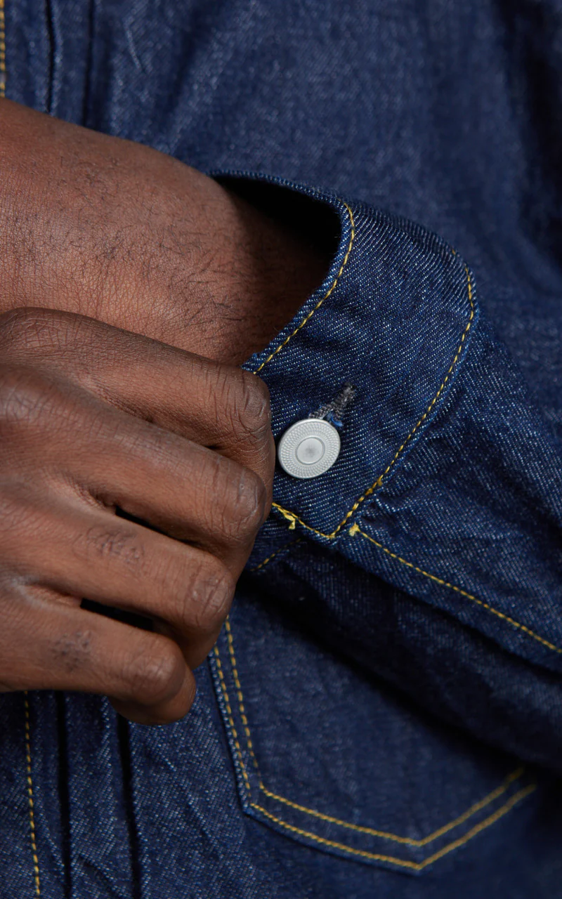 Cone Denim Type 2 Denim Jacket Indigo One Wash - Image 5