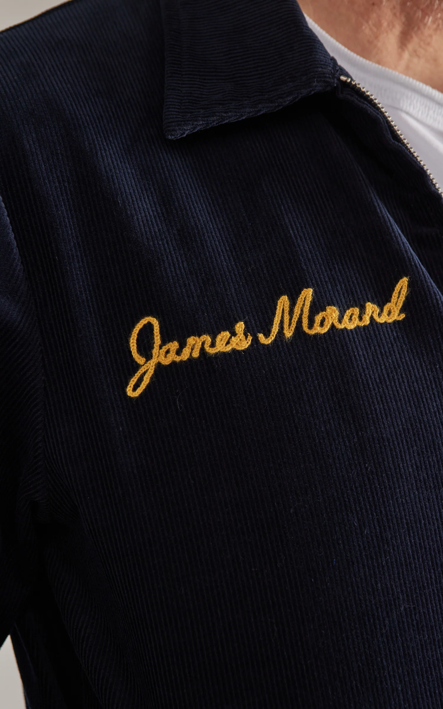 Houston Corduroy Embroidery FFA Jacket Navy - Image 5