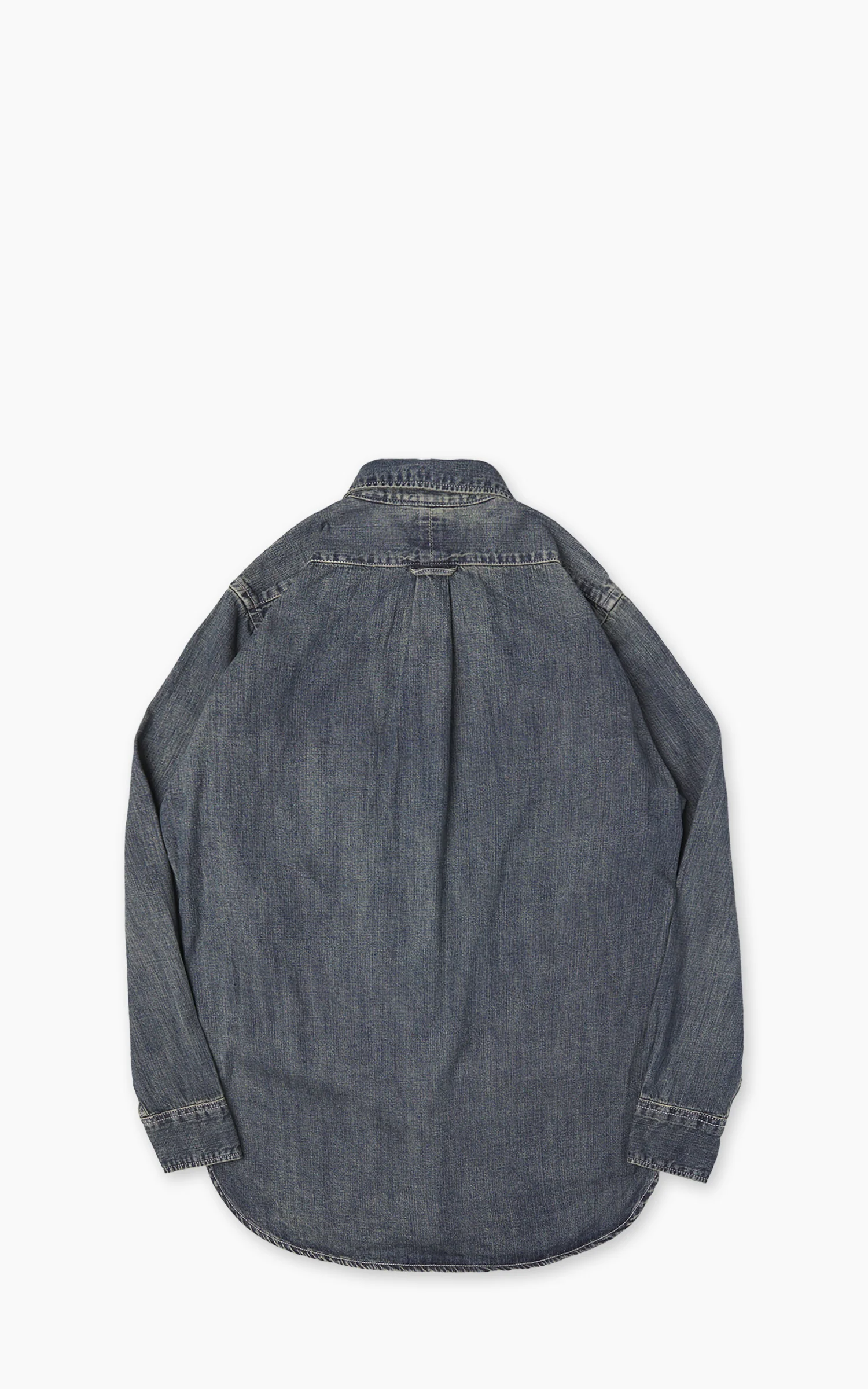 Houston Denim BD Shirt Vintage Wash Indigo - Image 3
