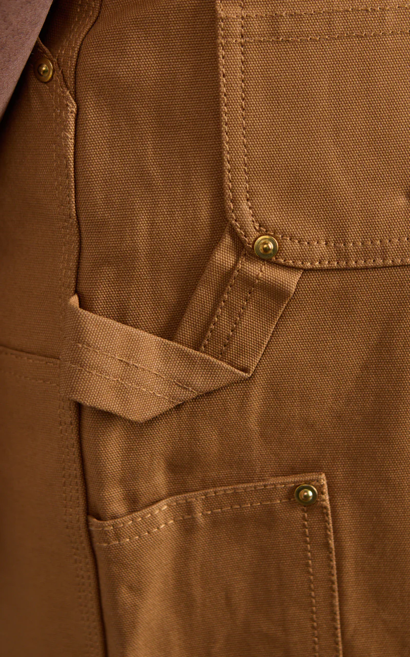 Houston Double Knee Painter Pants Duck Canvas Brown - Image 6