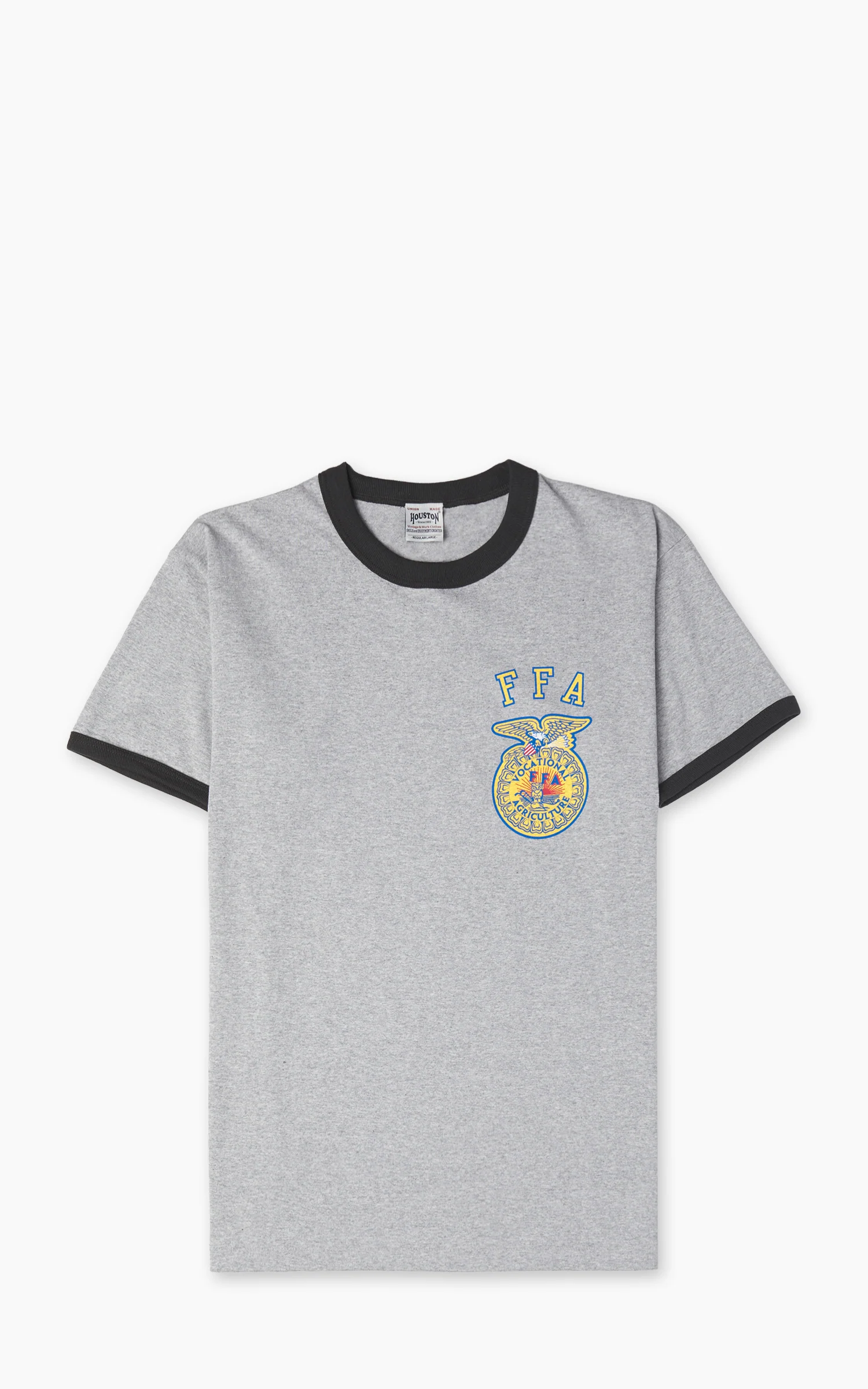 Houston (FFA) Printed Ringer T-Shirt Grey/Black