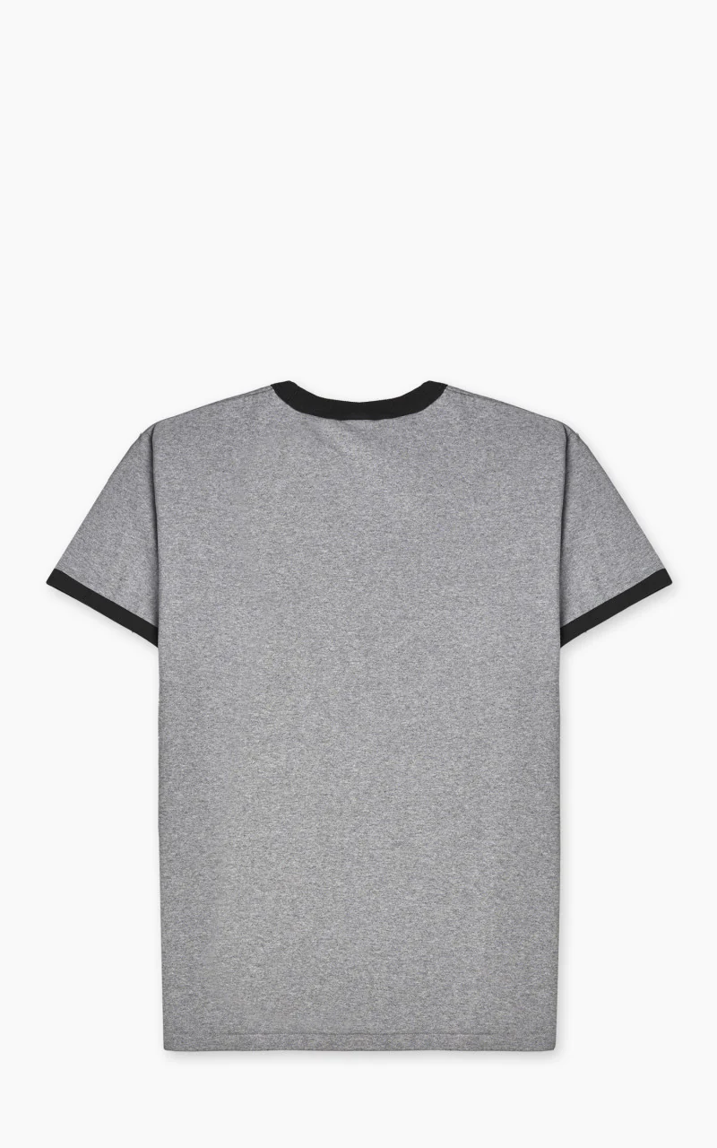 Houston FFA Ringer T-Shirt Grey/Black - Image 3