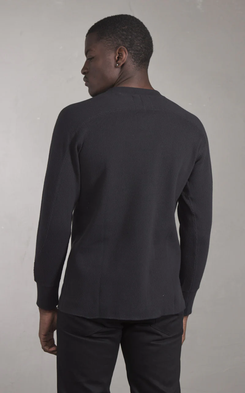 Houston Heavy Thermal L/S Tee Black - Image 6