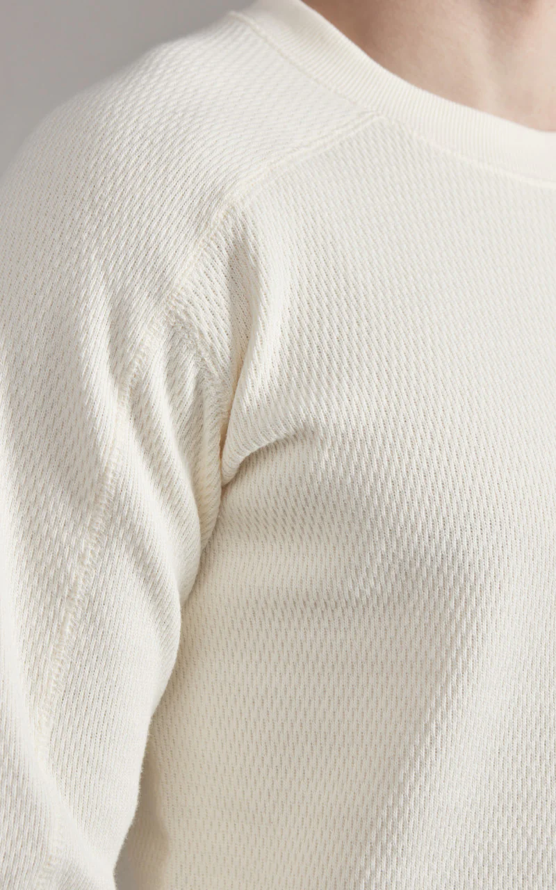 Houston Heavy Thermal L/S Tee Offwhite - Image 5