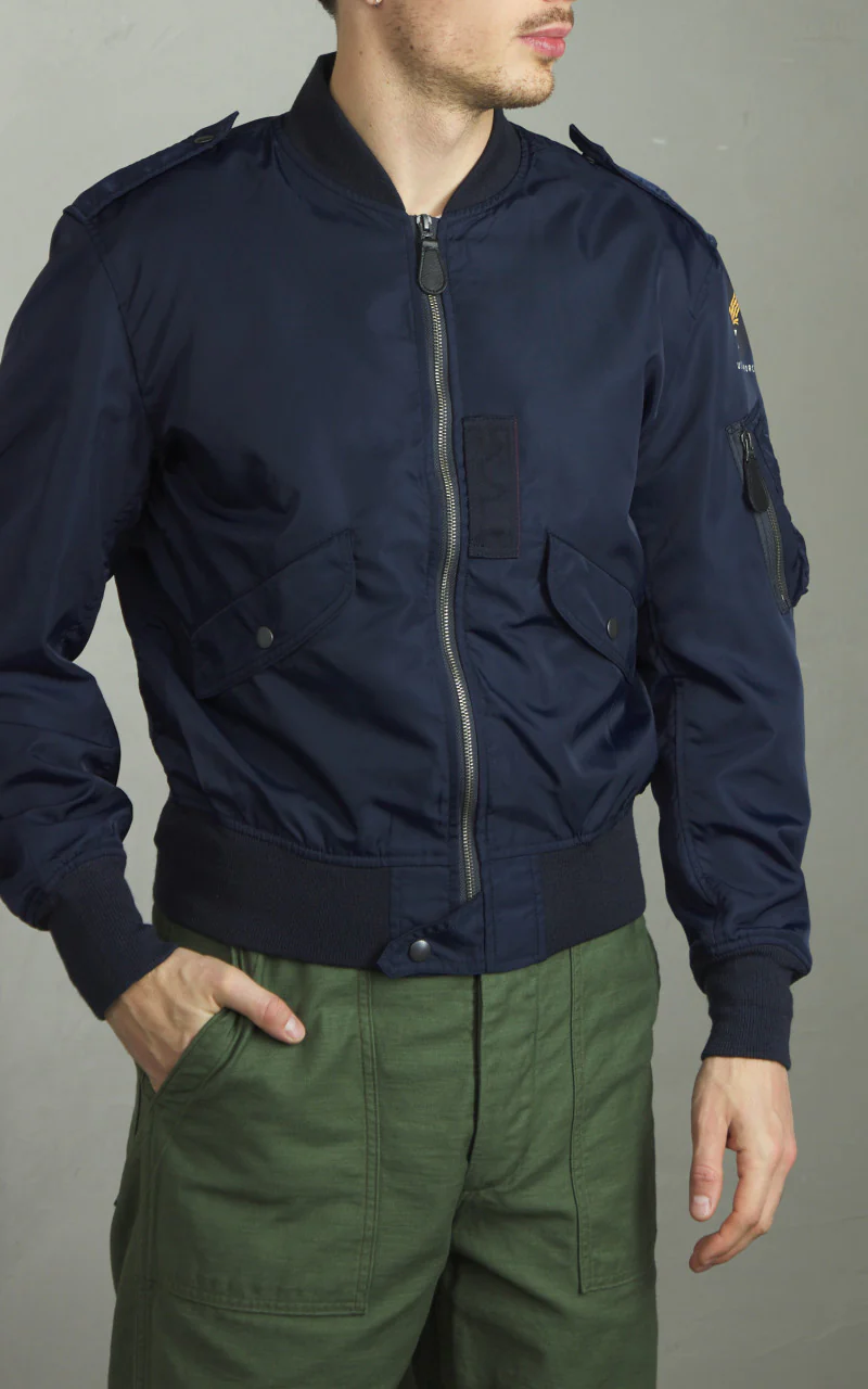 Houston L-2 Flight Jacket Navy - Image 5