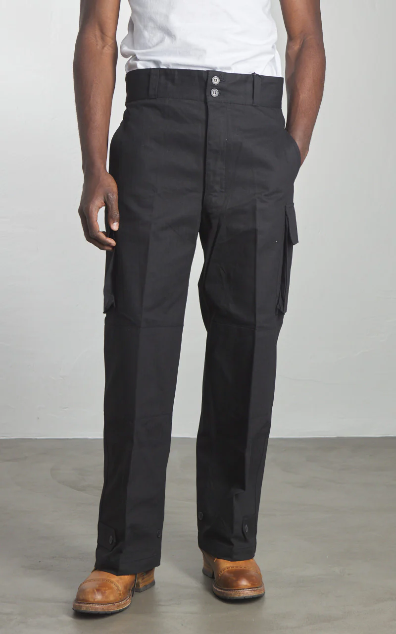 Houston M-47 French Military Pants Black - Image 2