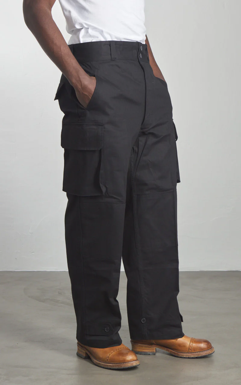 Houston M-47 French Military Pants Black - Image 4
