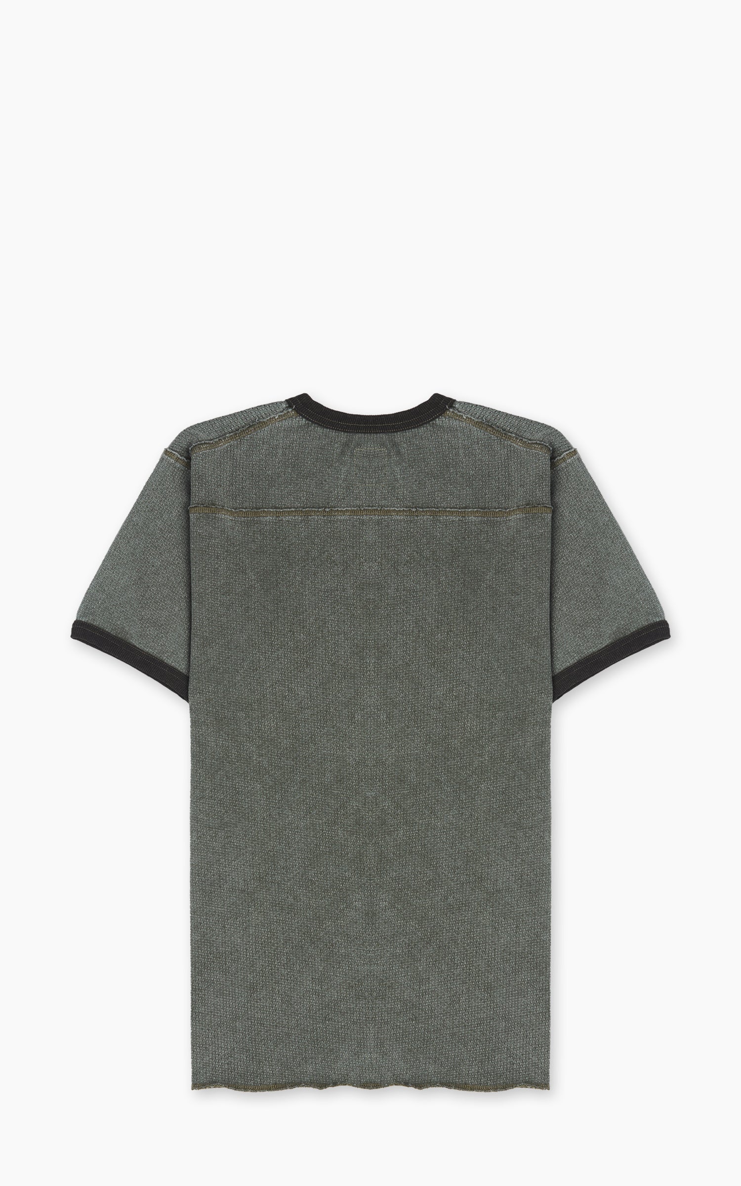 Houston Mesh Gazette T-Shirt Olive Drab - Image 3