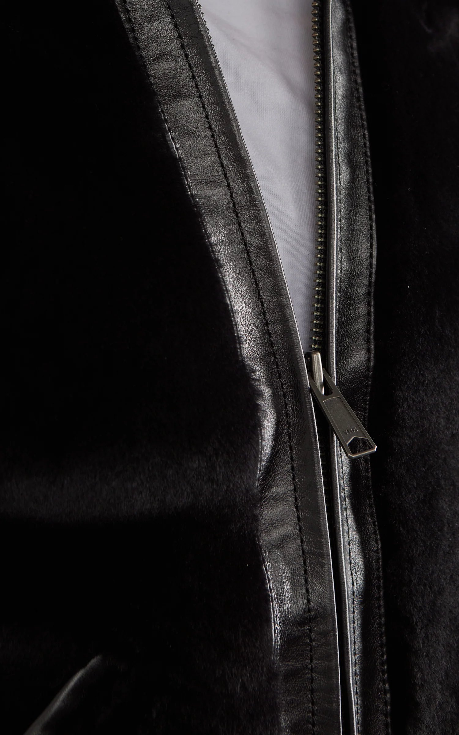 Houston Mouton Grizzly Jacket Black - Image 6