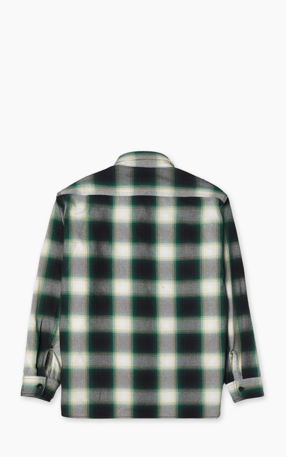 Houston Ombre Check Viyella Shirt Green - Image 3