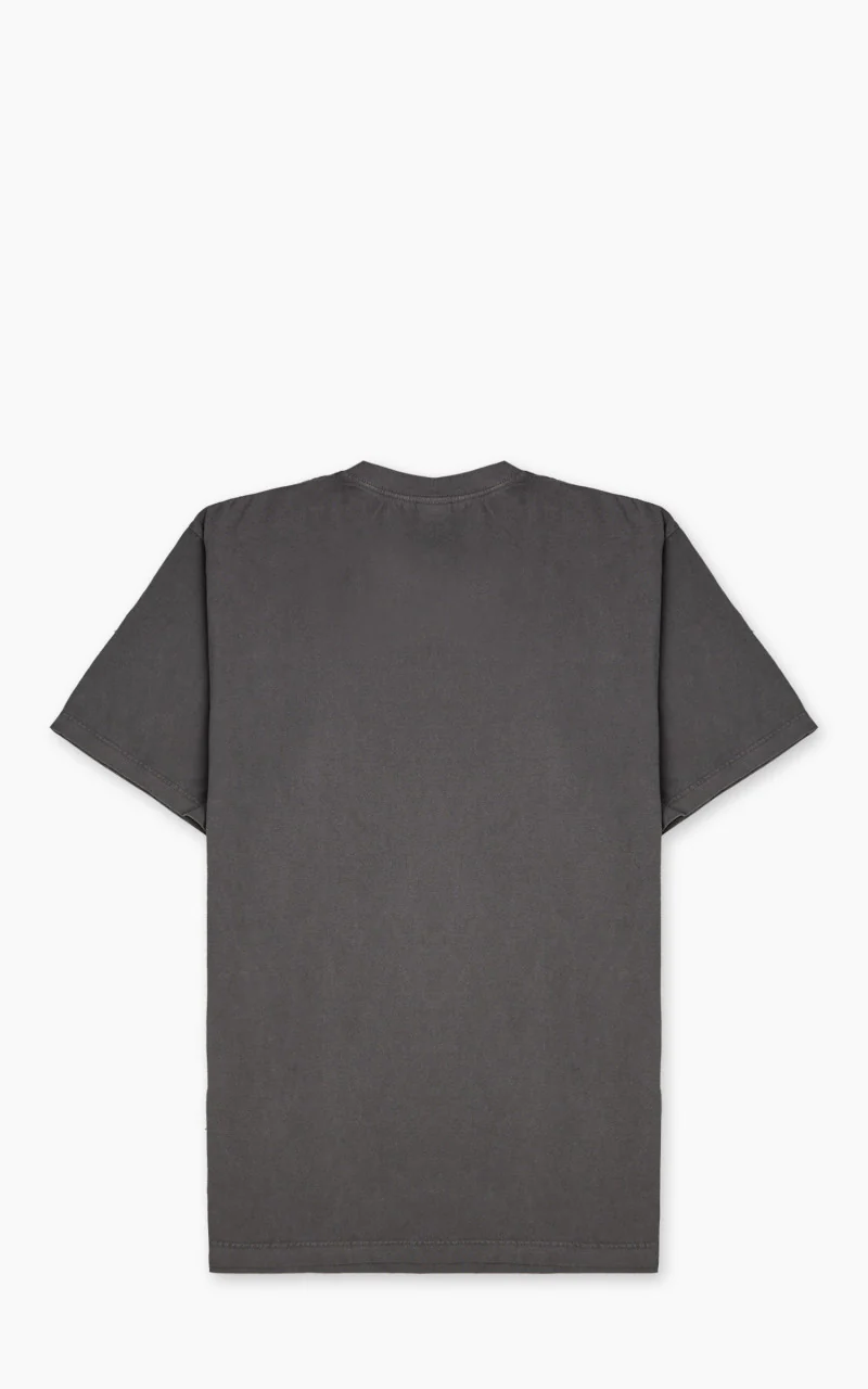 Houston Pigment Dyed (Los Angeles) Print T-Shirt Black - Image 3