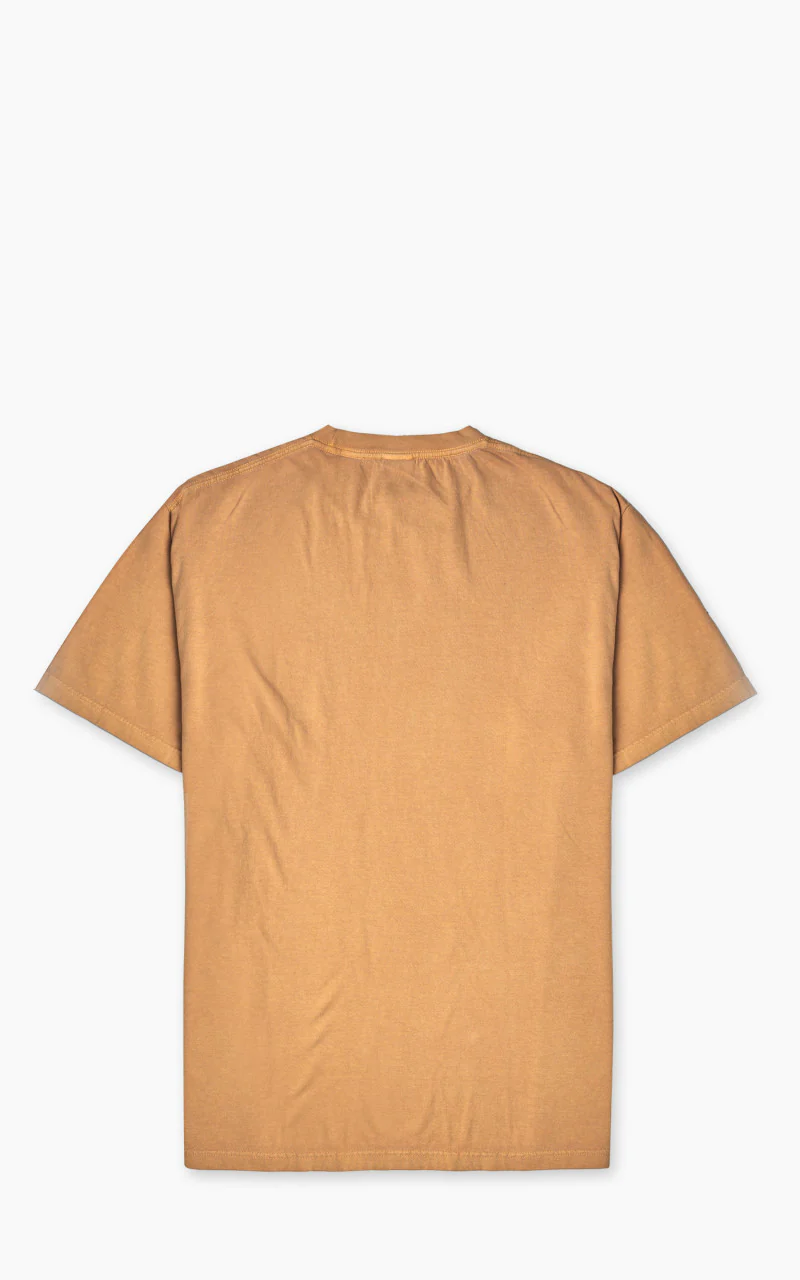 Houston Pigment Dyed (Los Angeles) Print T-Shirt Yellow - Image 3