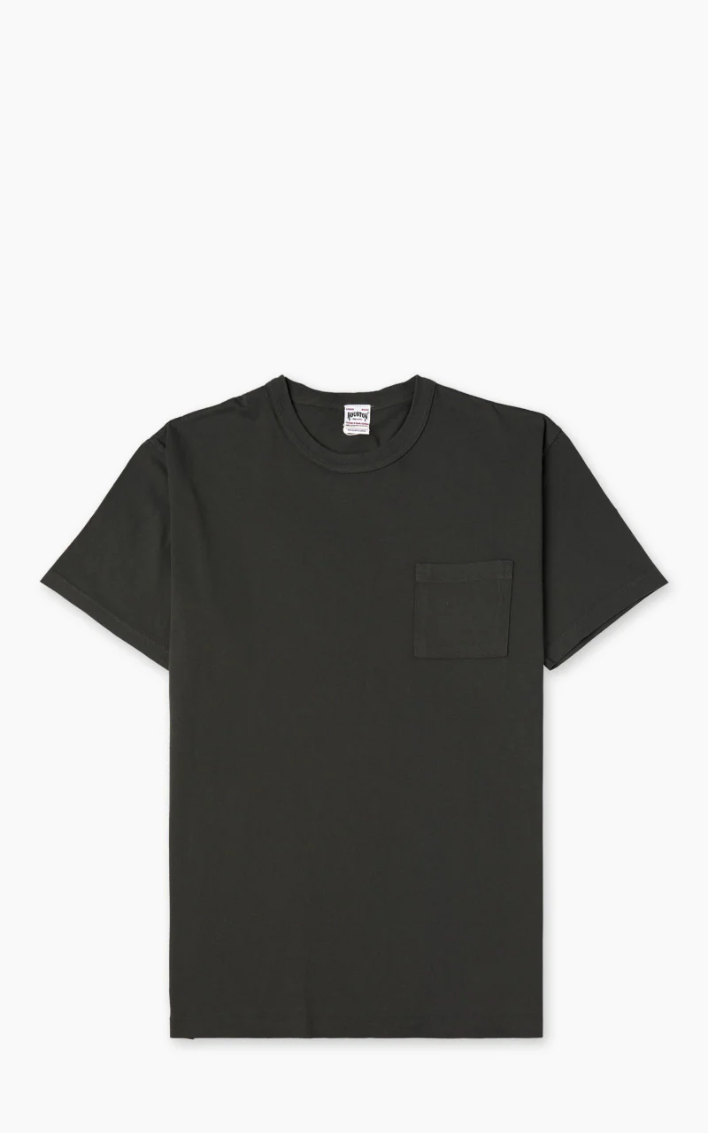 Houston Pigment Dyed Pocket T-Shirt Black