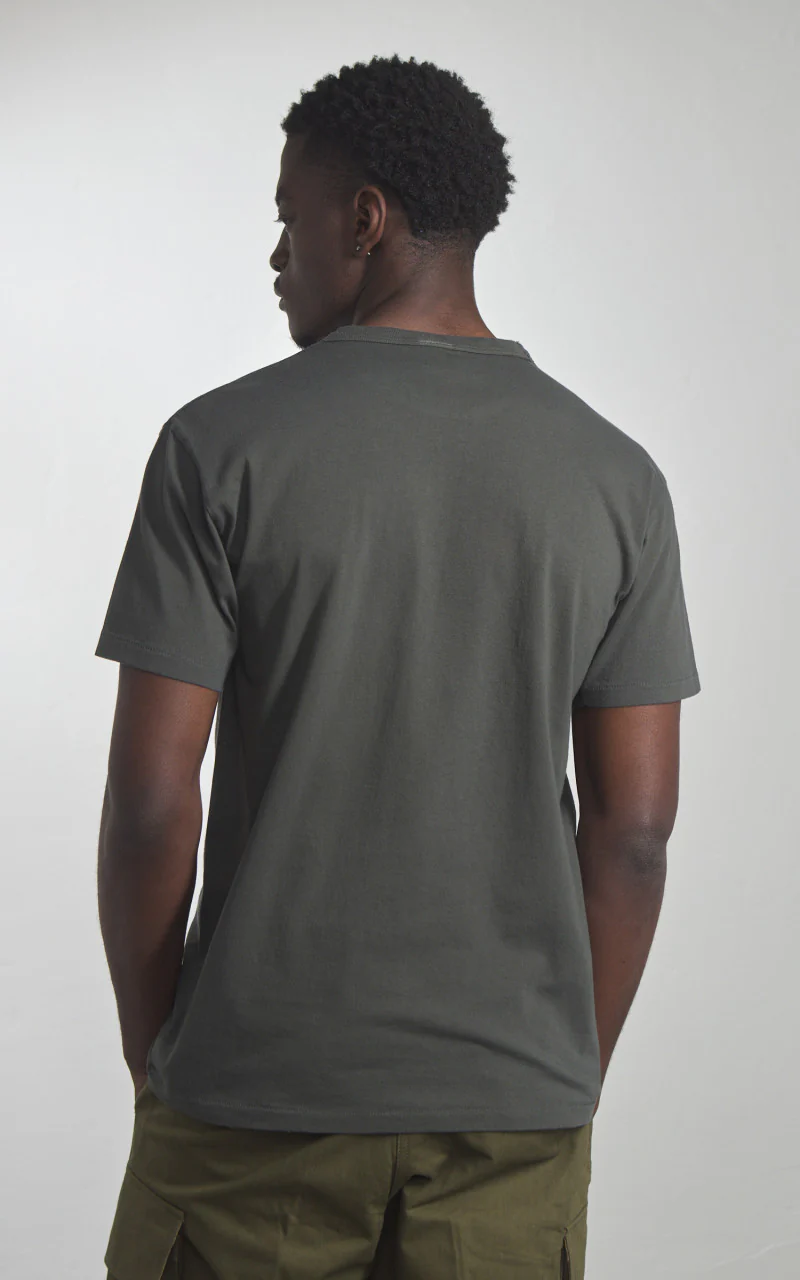 Houston Pigment Dyed Pocket T-Shirt Black - Image 5