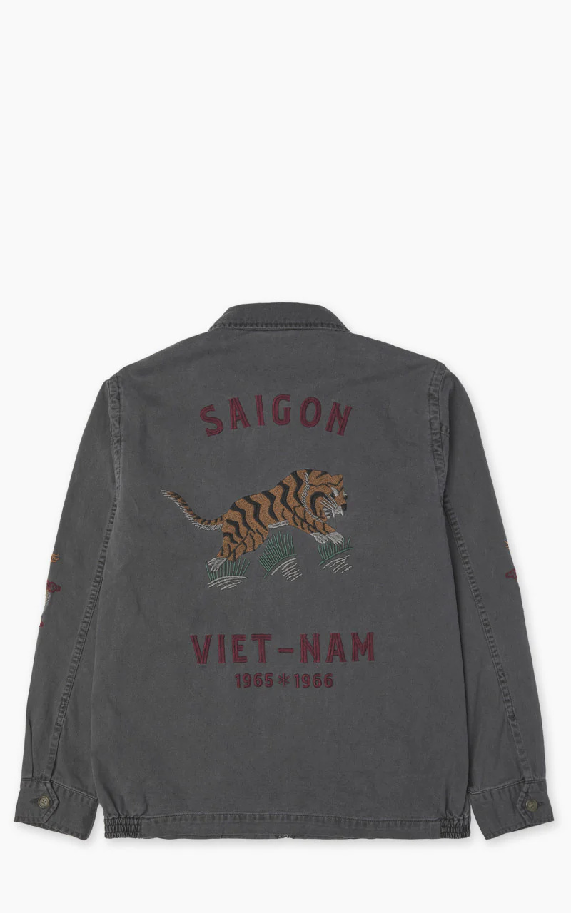 Houston Pigment Vietnam Jacket Tiger Black - Image 2