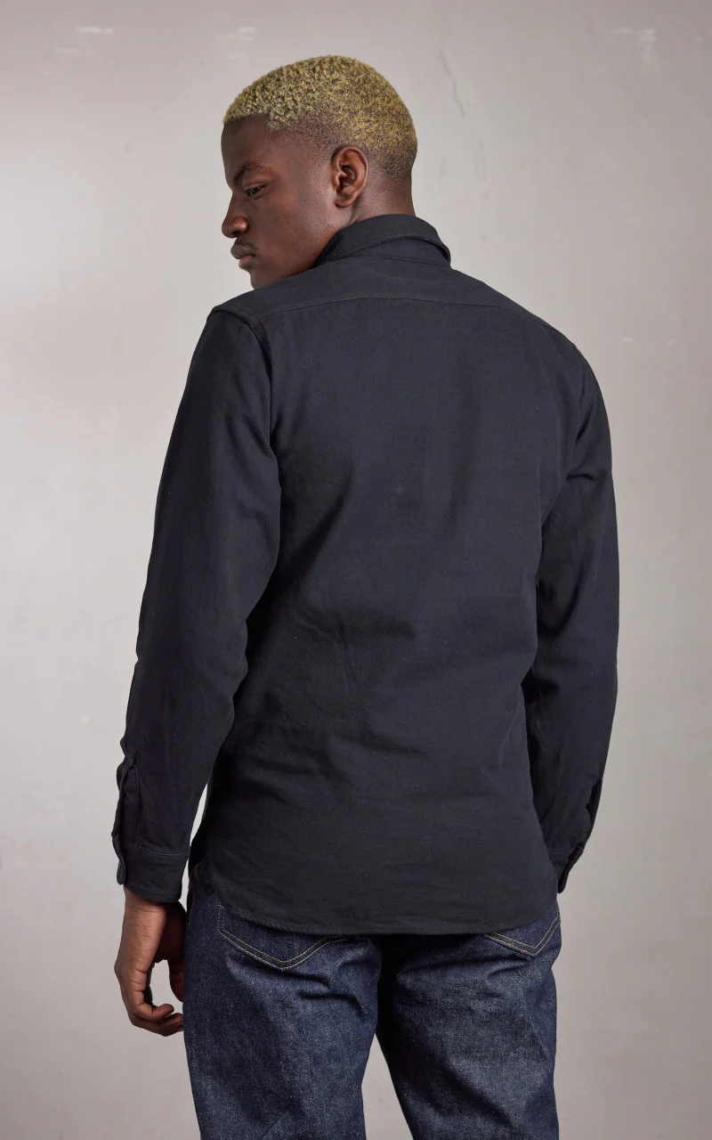 Solid Viera Shirt Heavy Ounce Black - Image 3