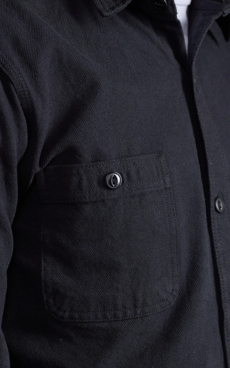 Solid Viera Shirt Heavy Ounce Black - Image 4