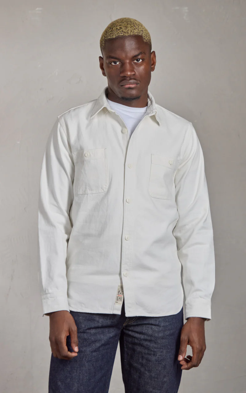 Houston Solid Viera Shirt Heavy Ounce Offwhite - Image 2
