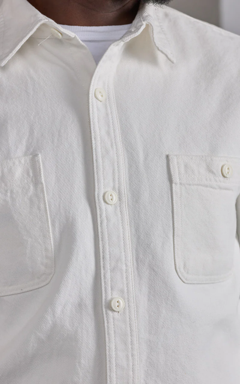 Houston Solid Viera Shirt Heavy Ounce Offwhite - Image 3