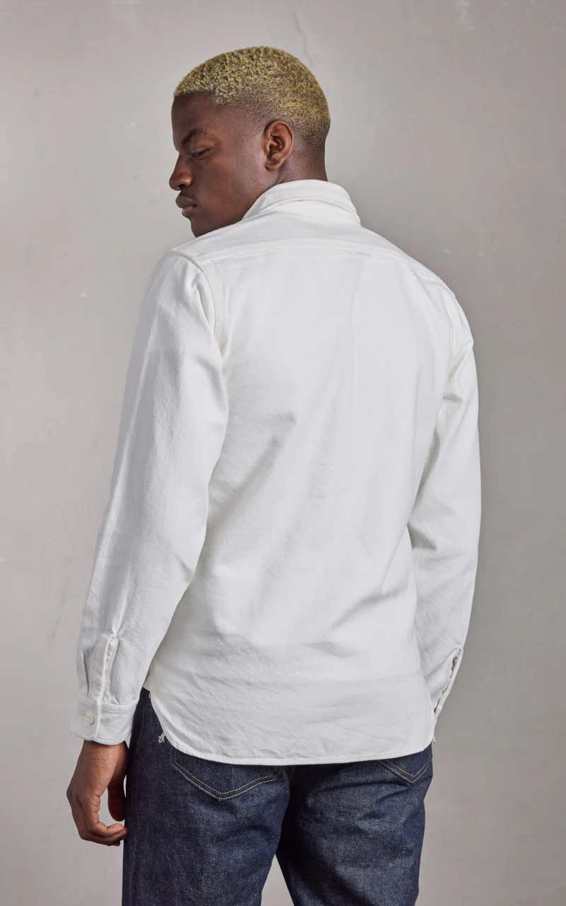 Houston Solid Viera Shirt Heavy Ounce Offwhite - Image 4