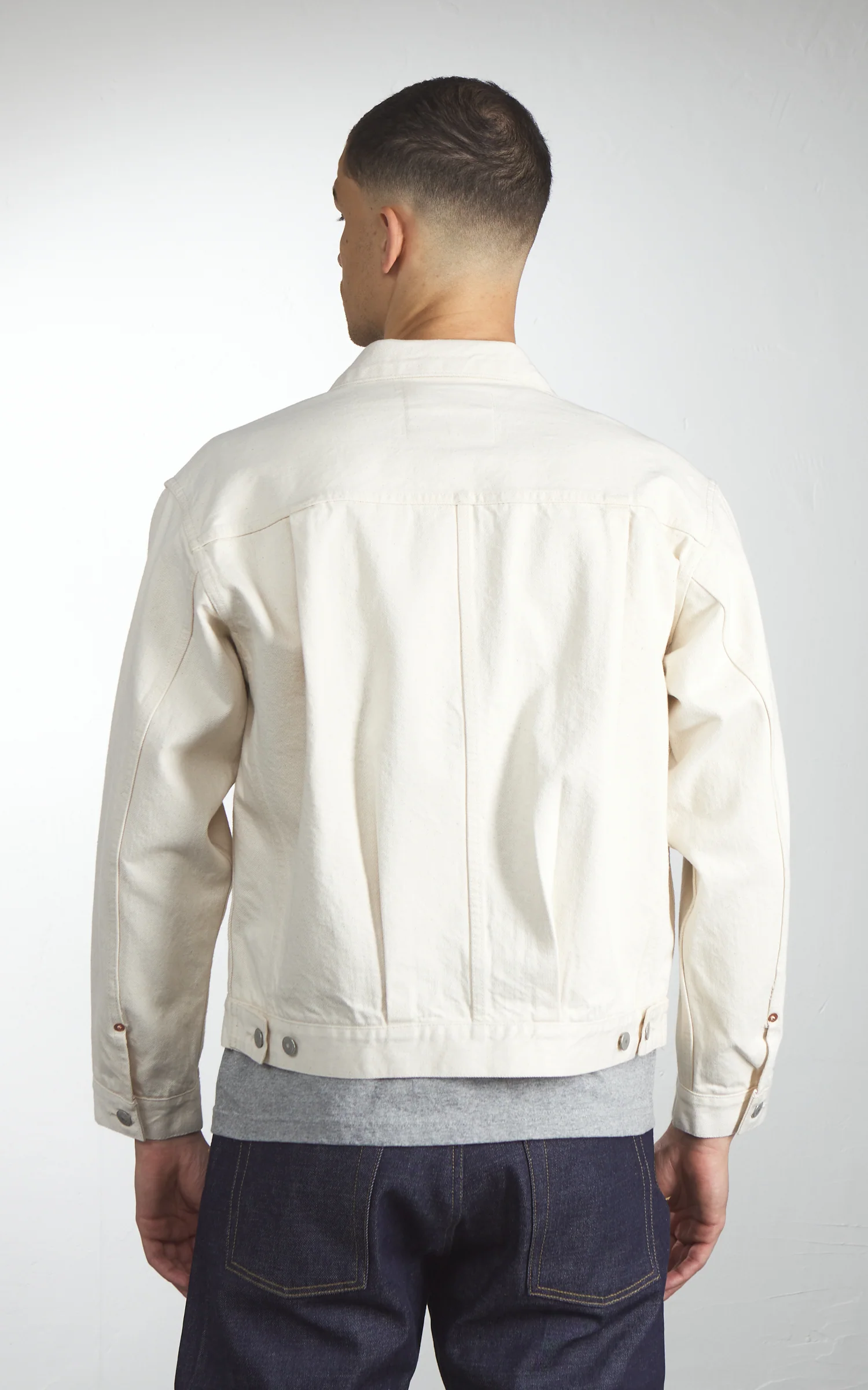 Houston Type 2 Selvedge Denim Jacket Natural - Image 6