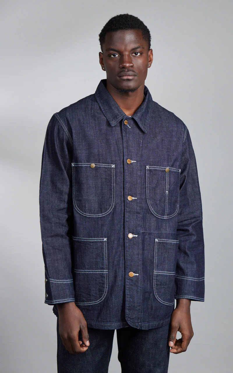 Houston US Cotton Denim Coverall Indigo One Wash - Image 2