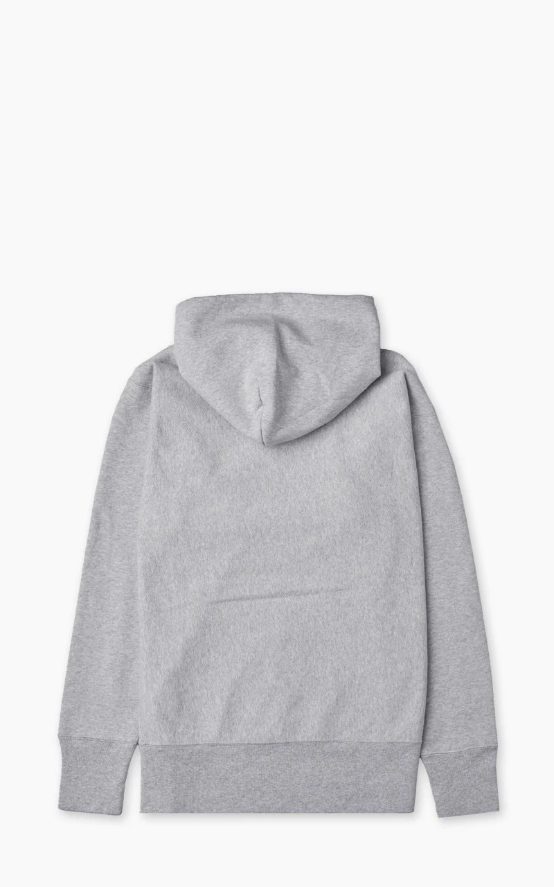Houston U.S. Cotton R/V Hoodie Heather Grey - Image 7
