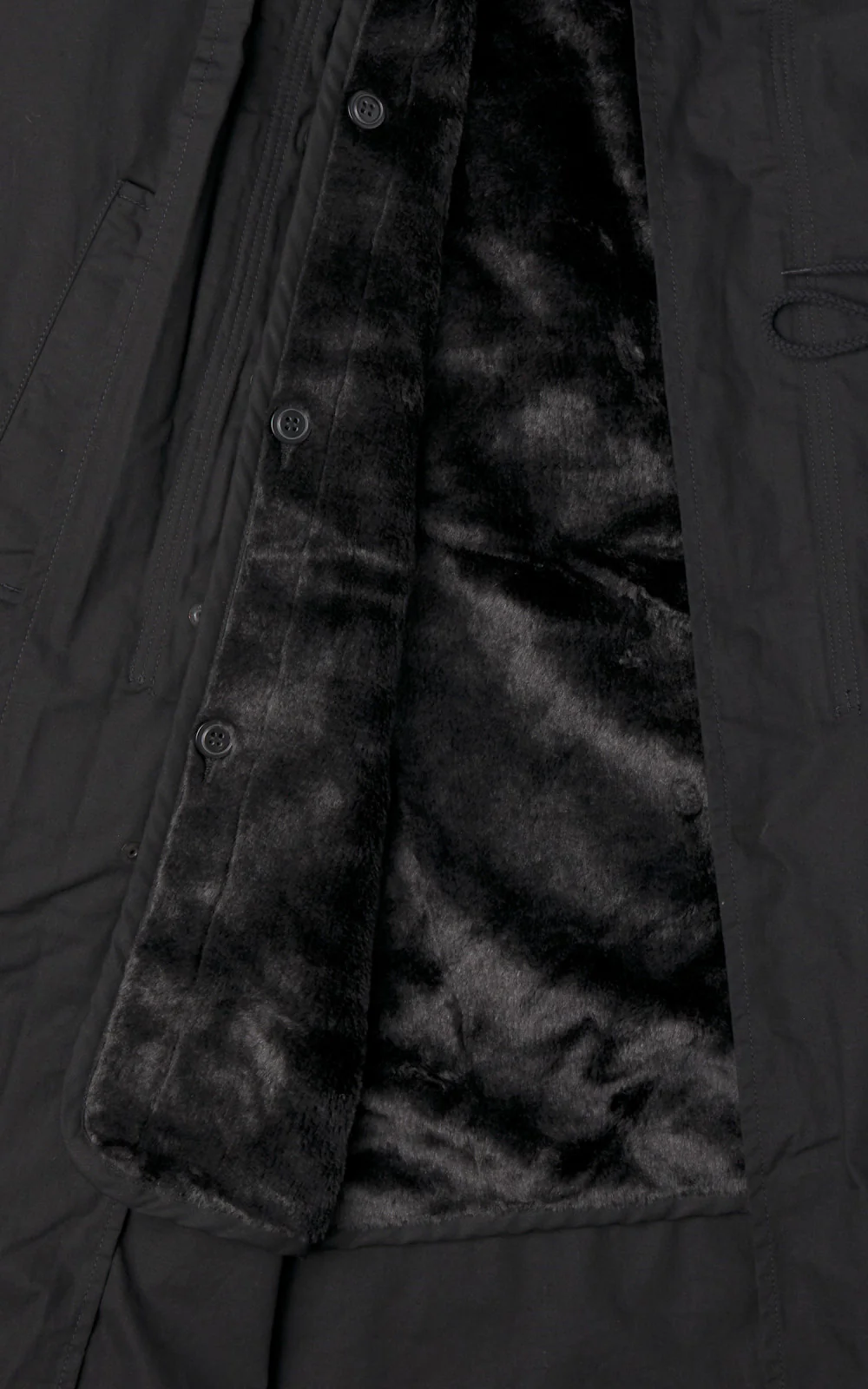 Houston US M51 Fishtail Parka Lined Black - Image 5