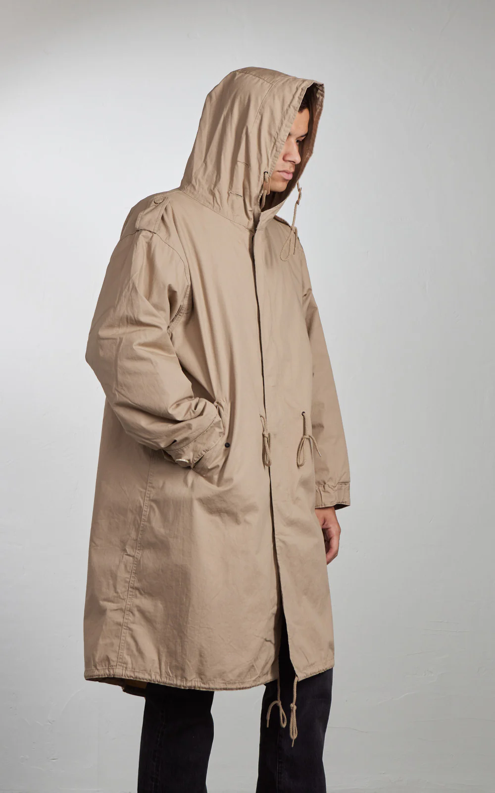 Houston US M51 Fishtail Parka Lined Khaki - Image 8
