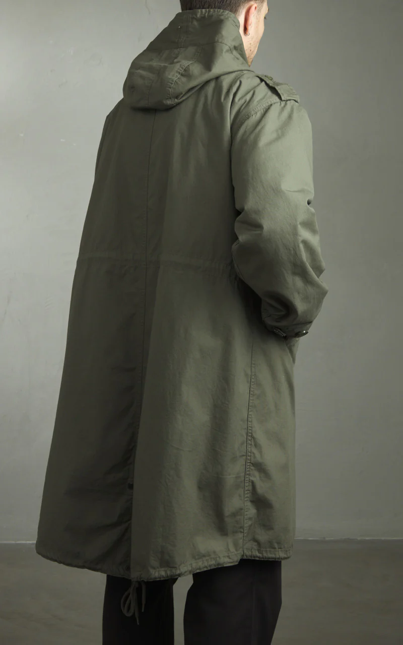 Houston US M51 Fishtail Parka Lined Olive - Image 6