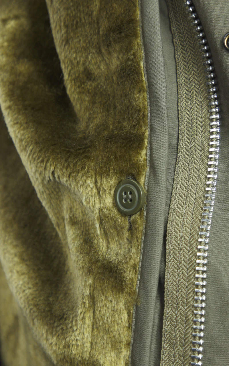 Houston US M51 Fishtail Parka Lined Olive - Image 7
