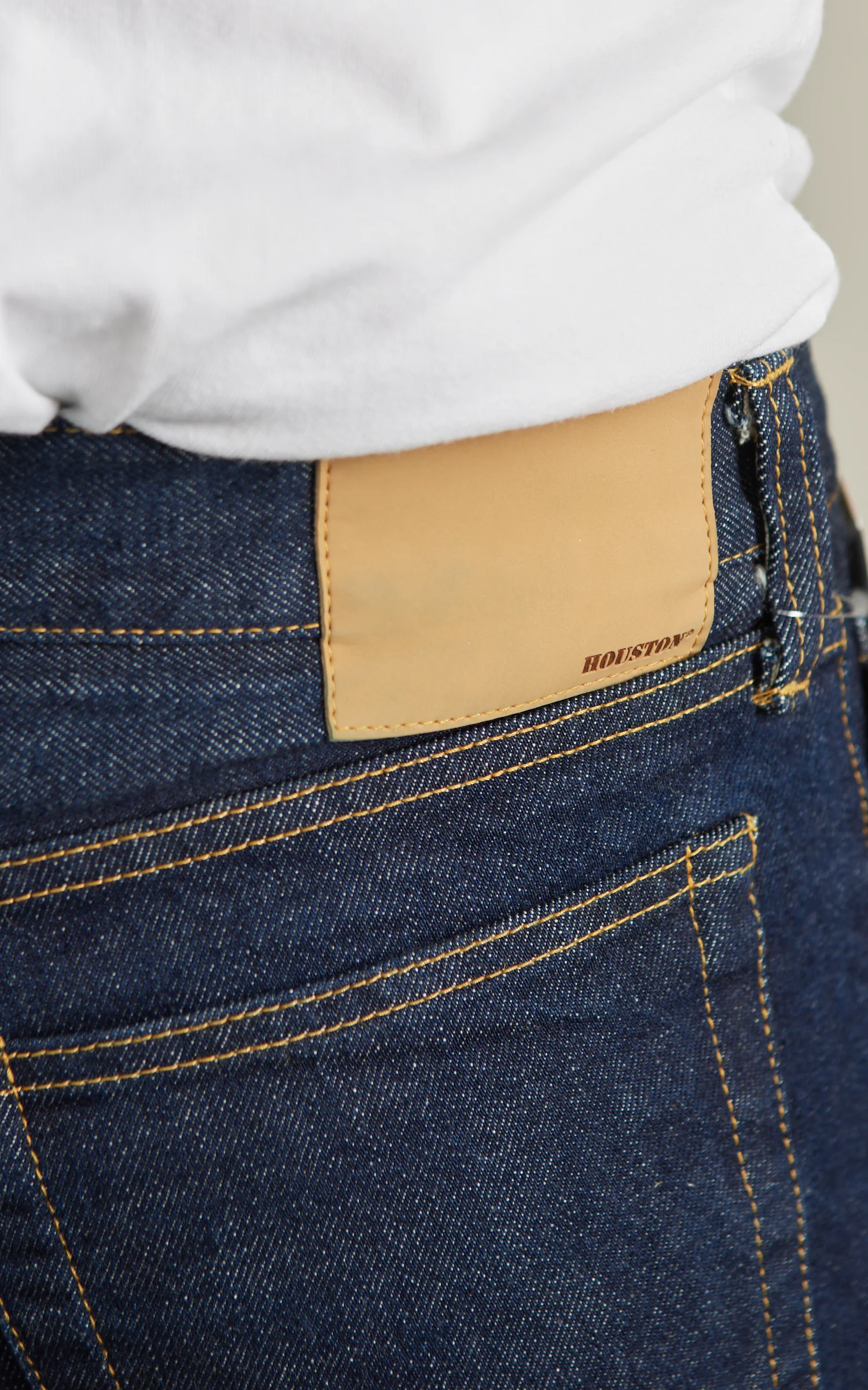 Houston WW2 Model Selvedge Jeans One Wash Indigo - Image 6