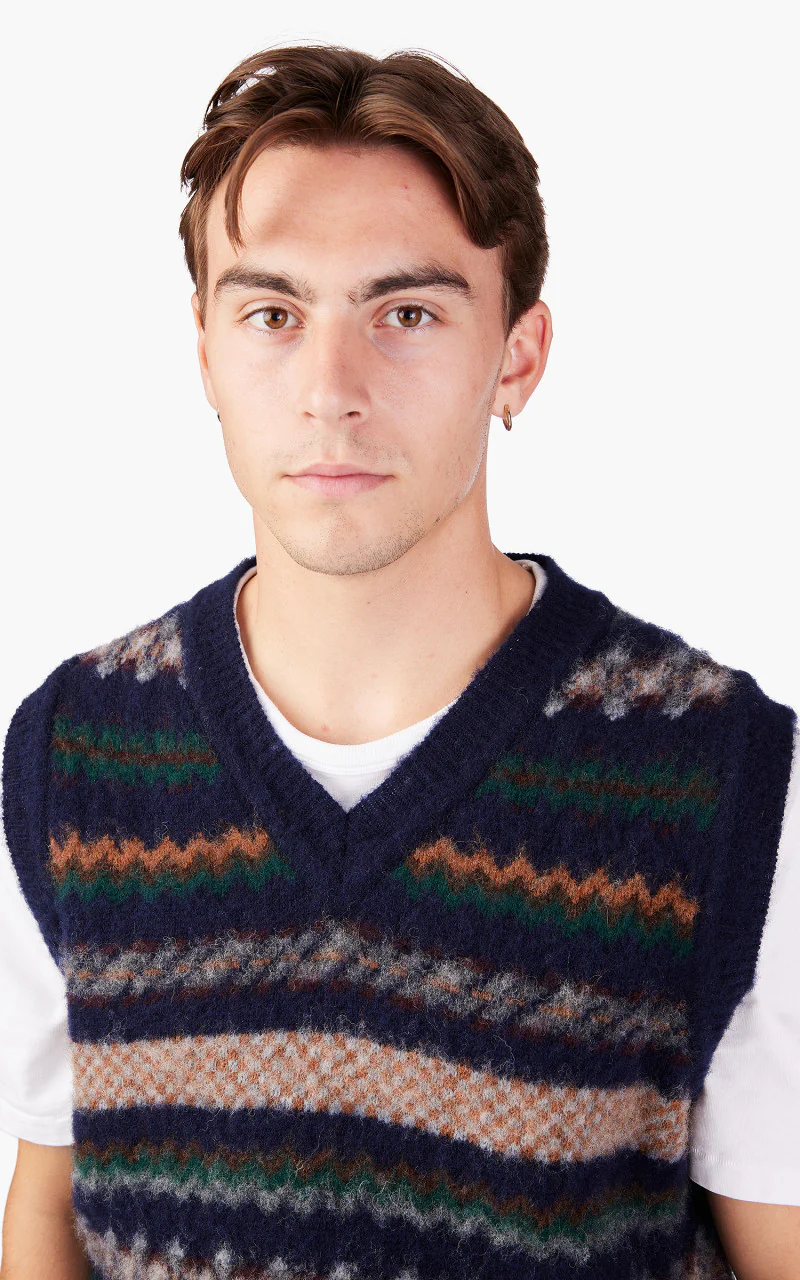 Howlin' A Magic Eye Vest Navy - Image 5